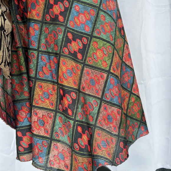 Earthbound trading company reversible  boho festival rap skirt - Picture 2 of 12